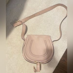 Excellent like new Chloe blush medium Marcie crossbody with tag